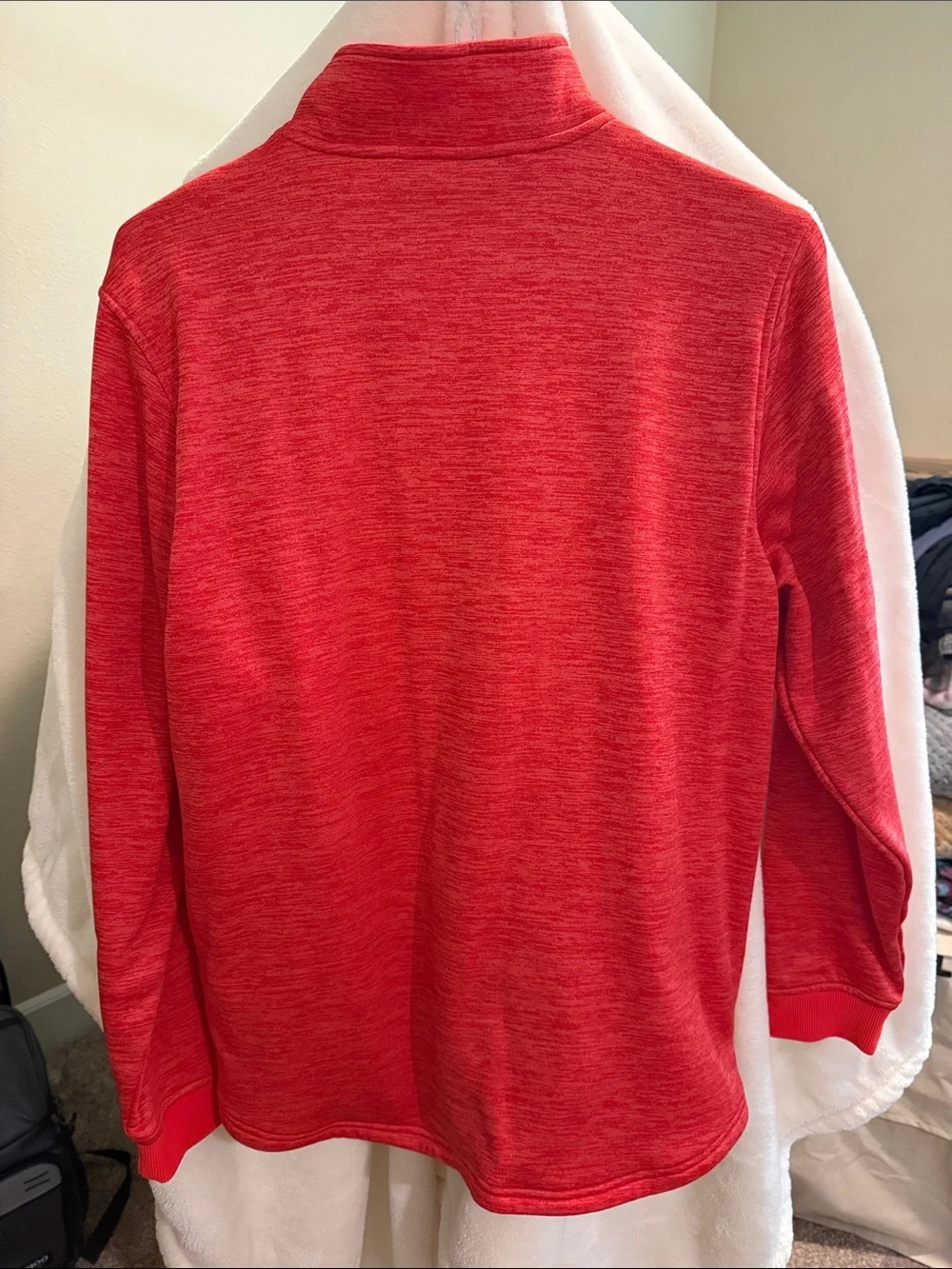Under Armour Red Men's Half-Zip Athletic Pullover